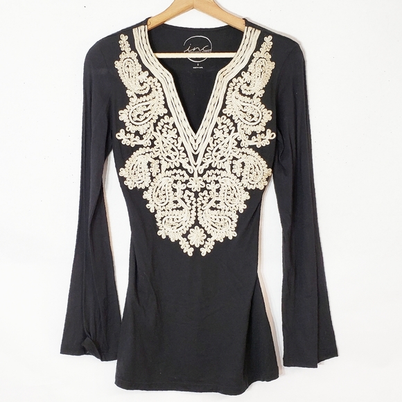 INC International Concepts Tops - International Concepts Embroidered Tunic Sz Small